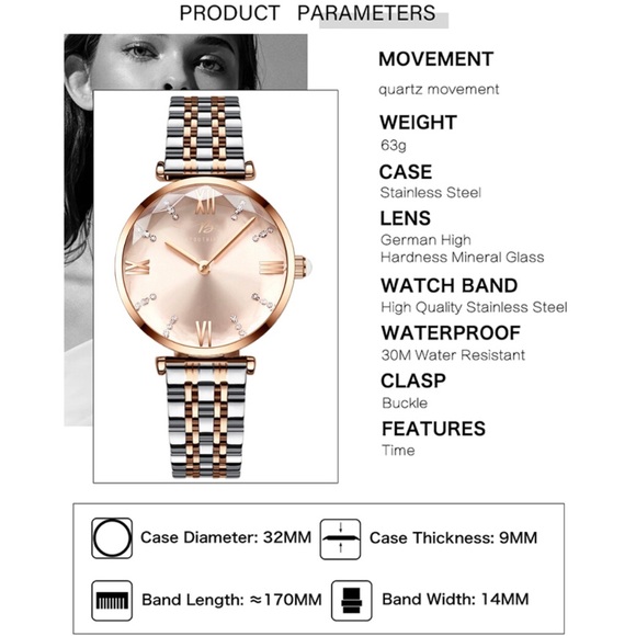 Quartz Watch in Rose Gold - Picture 5 of 16